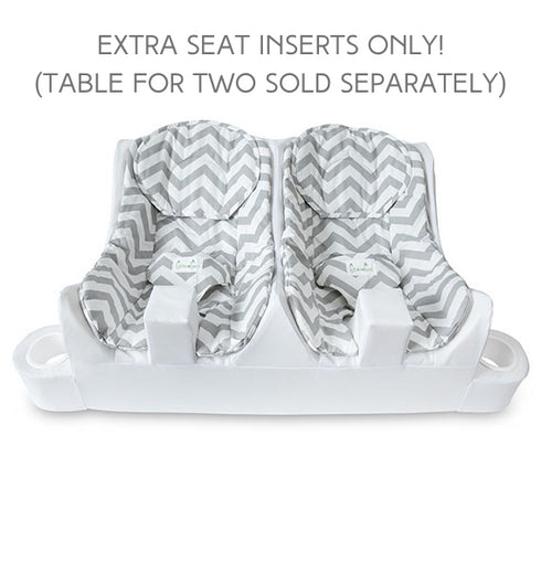 SAMPLES, Extra Seat Inserts - Zig Zag Grey